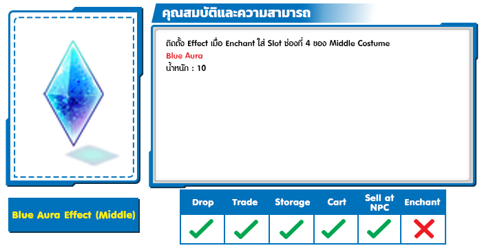 Blue Aura Effect Middle